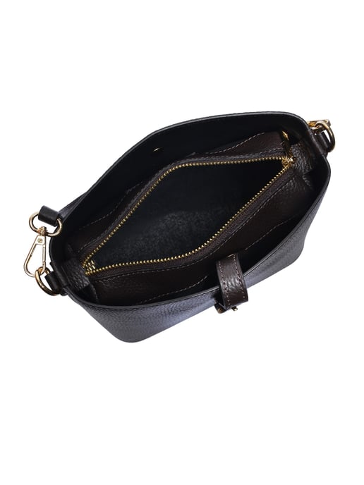Roberta M Kastanienbraun Rindsledertasche - Image 4