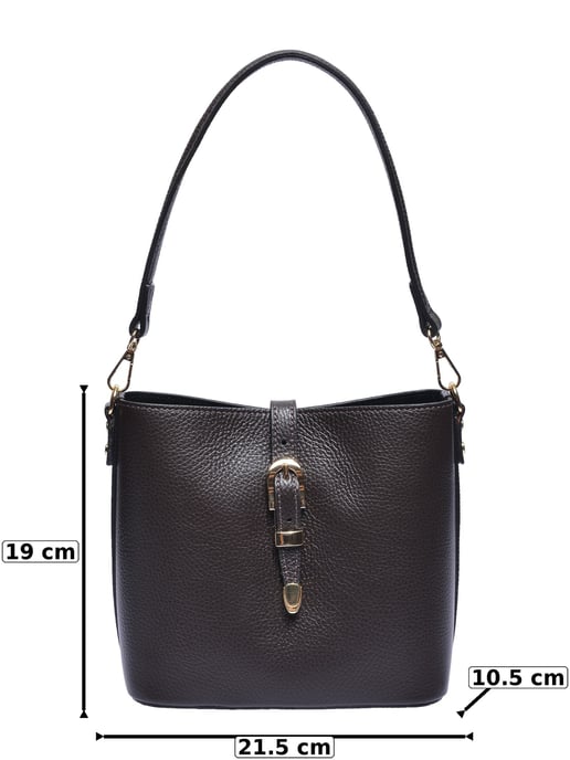 Roberta M Kastanienbraun Rindsledertasche - Image 5