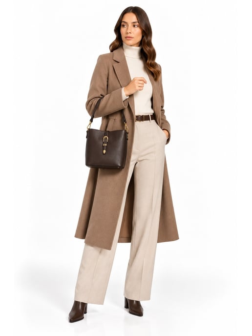 Roberta M Kastanienbraun Rindsledertasche - Image 6