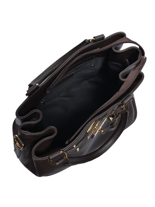 Anna Luchini Kastanienbraun Rindsledertasche - Image 3