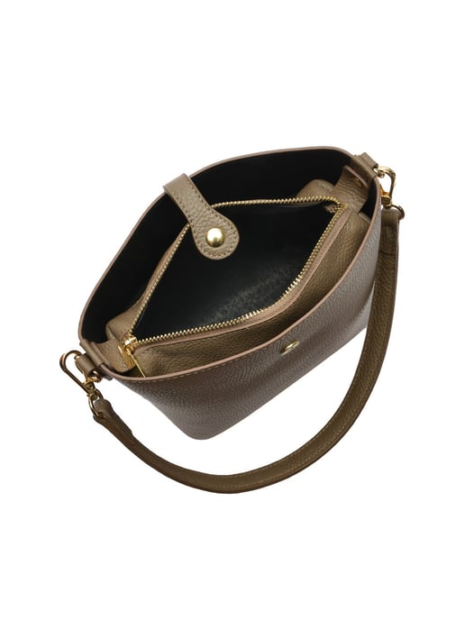 Roberta M Beige Rindsledertasche - Image 4