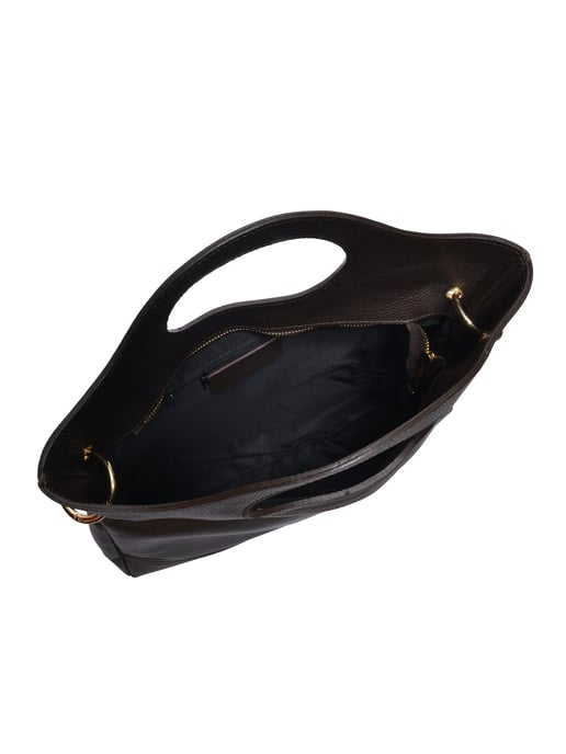 Anna Luchini Kastanienbraun Rindsledertasche - Image 4