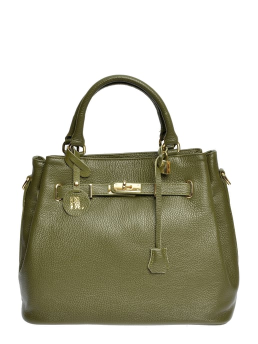Anna Luchini Grün Rindsledertasche - Image 1