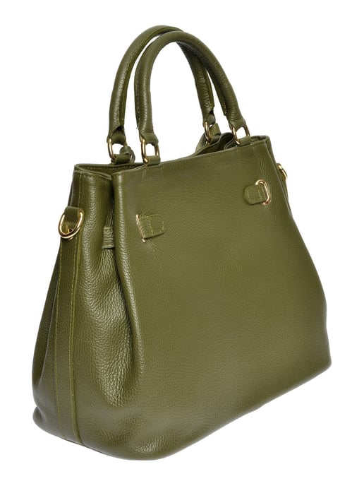 Anna Luchini Grün Rindsledertasche - Image 2