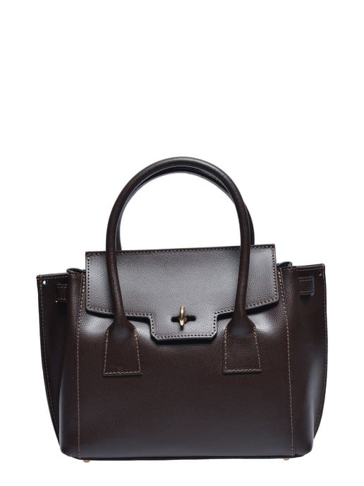 Isabella Rhea Kastanienbraun Rindsledertasche - Image 1
