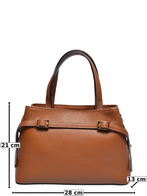 Roberta M COGNAC Rindsledertasche - Image 5