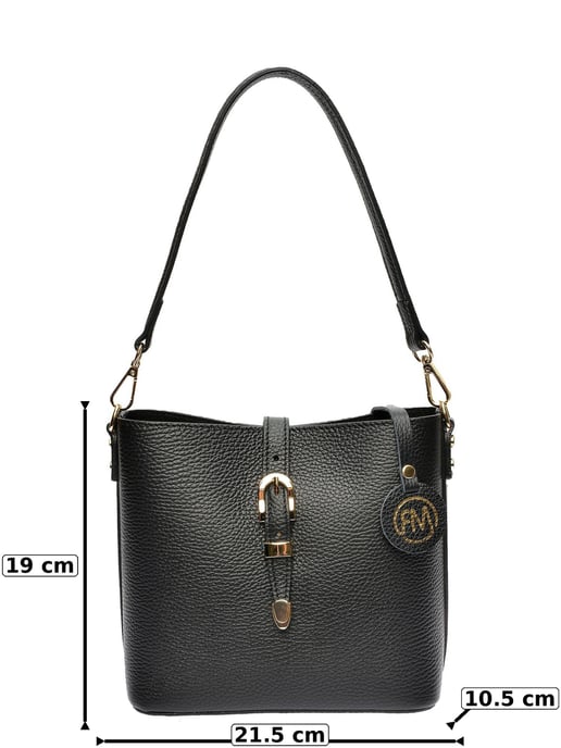 Roberta M Schwarz Rindsledertasche - Image 6