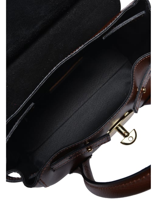 Isabella Rhea Kastanienbraun Rindsledertasche - Image 4