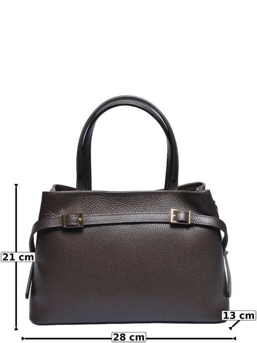 Roberta M Zweifarbig Rindsledertasche - Image 5