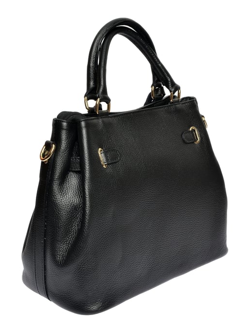 Anna Luchini Schwarz Rindsledertasche - Image 2