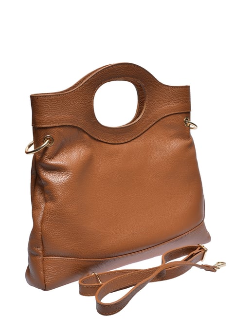 Anna Luchini Braun Rindsledertasche - Image 2