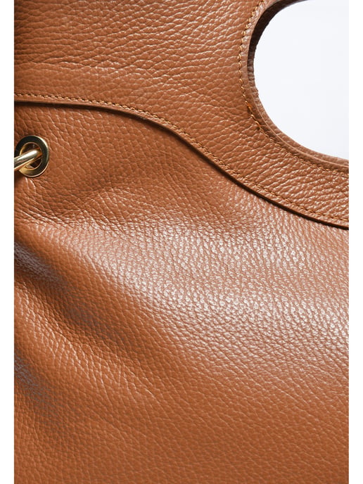 Anna Luchini Braun Rindsledertasche - Image 3
