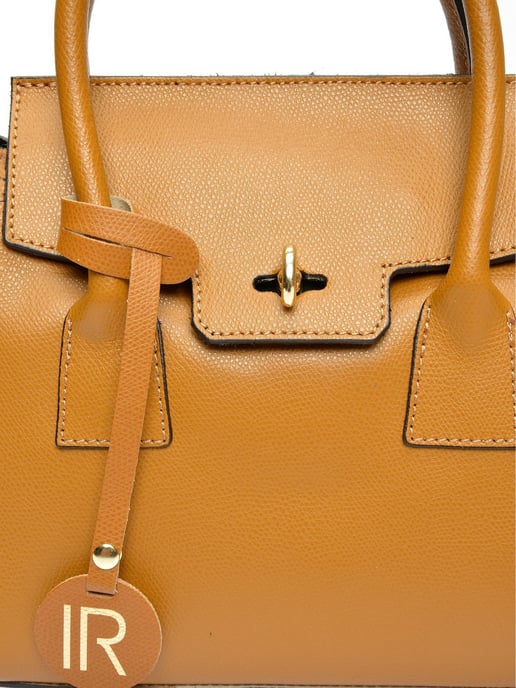 Isabella Rhea Braun Rindsledertasche - Image 3