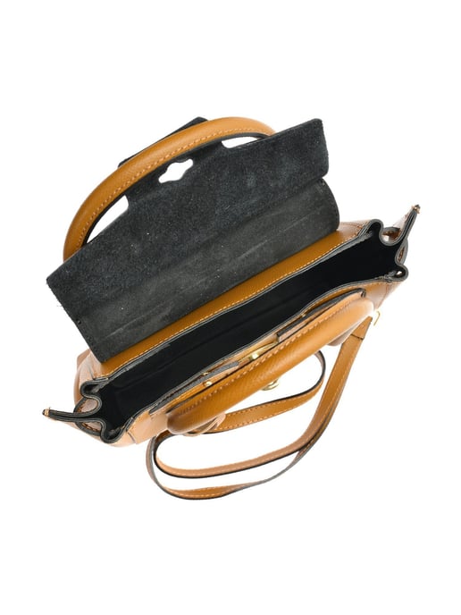 Isabella Rhea Braun Rindsledertasche - Image 4