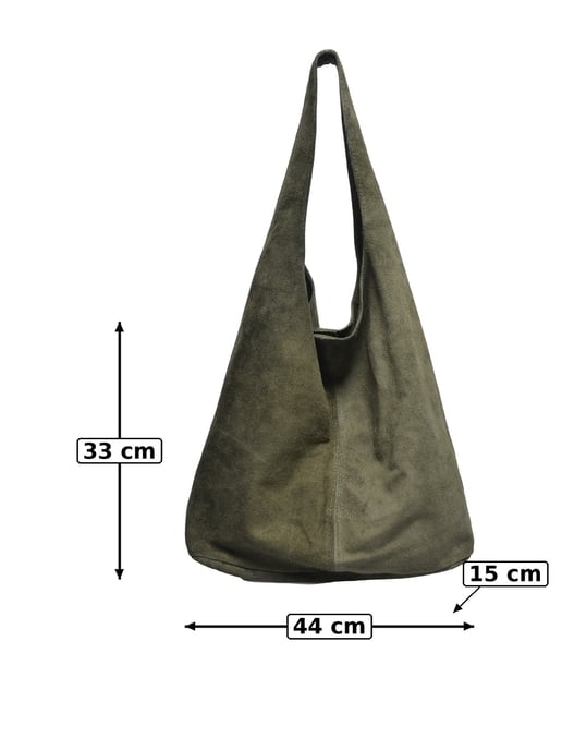 Anna Luchini Grün Rindsledertasche - Image 5