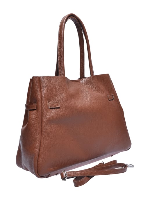 Anna Luchini Kastanienbraun Rindsledertasche - Image 2