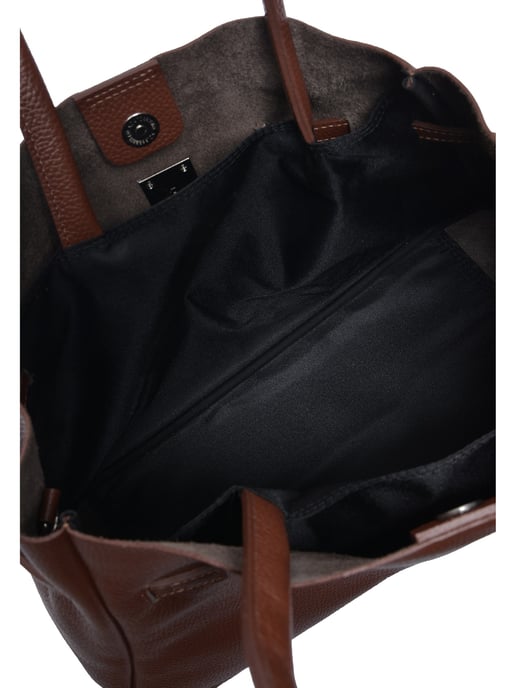 Anna Luchini Kastanienbraun Rindsledertasche - Image 4