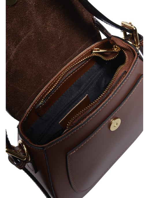 Isabella Rhea Kastanienbraun Rindsledertasche - Image 4