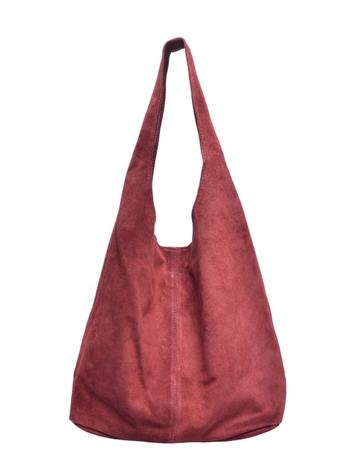 Anna Luchini Weinfarbe Rindsledertasche - Image 1