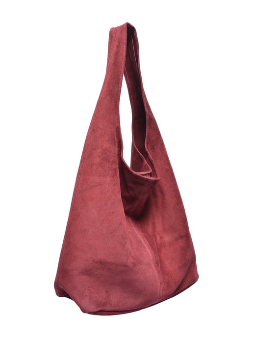 Anna Luchini Weinfarbe Rindsledertasche - Image 2