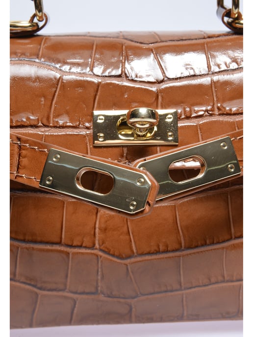 Roberta M COGNAC Rindsledertasche - Image 3