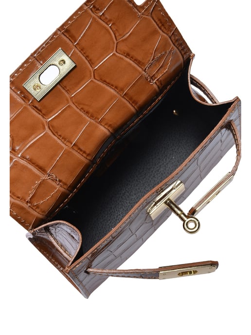 Roberta M COGNAC Rindsledertasche - Image 4