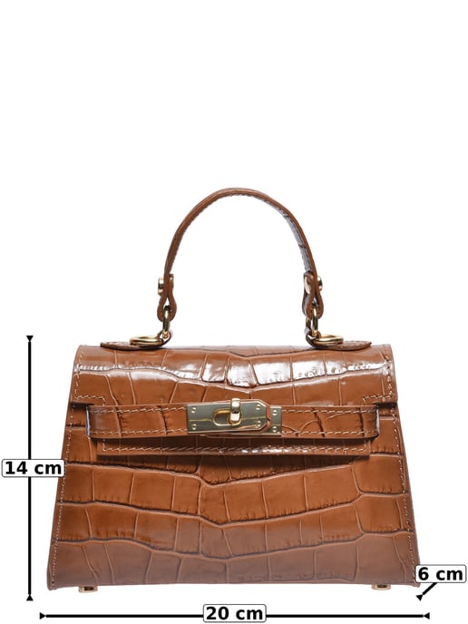 Roberta M COGNAC Rindsledertasche - Image 5