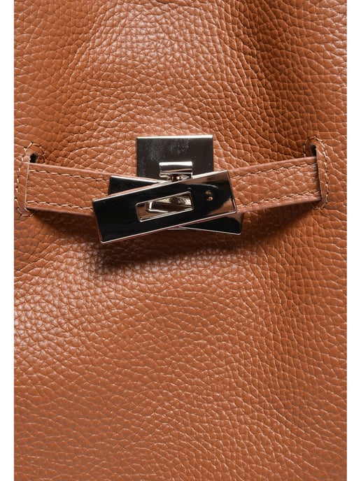 Anna Luchini Braun Rindsledertasche - Image 3