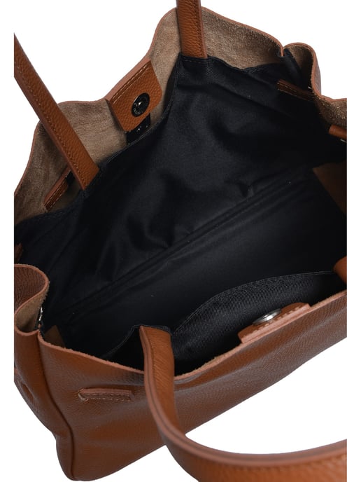 Anna Luchini Braun Rindsledertasche - Image 4