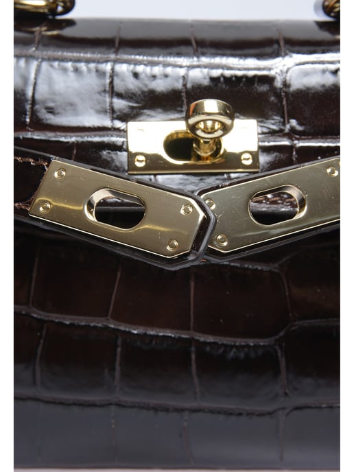 Roberta M Zweifarbig Rindsledertasche - Image 3