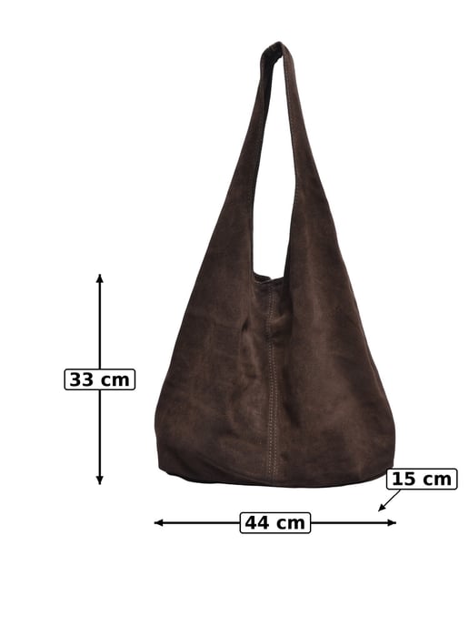Anna Luchini Kastanienbraun Rindsledertasche - Image 5
