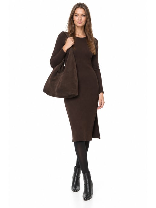 Anna Luchini Kastanienbraun Rindsledertasche - Image 6