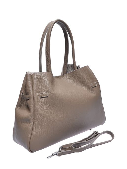 Anna Luchini Beige Rindsledertasche - Image 2