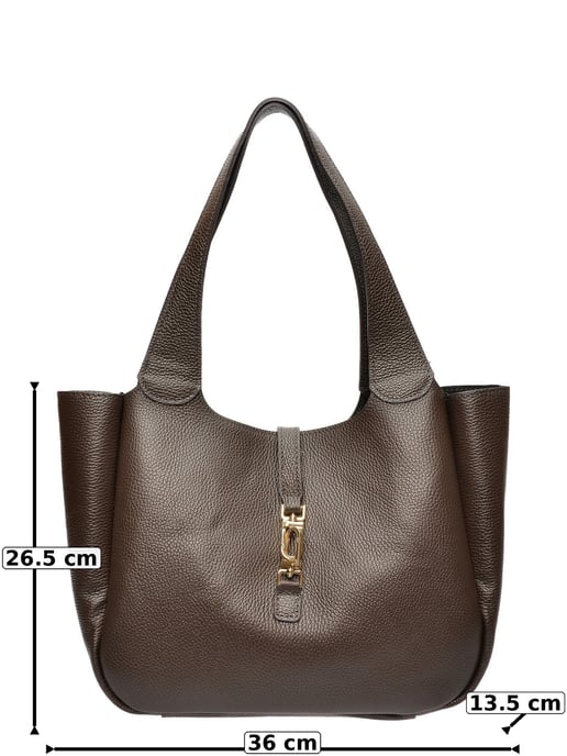 Roberta M Kastanienbraun Rindsledertasche - Image 5