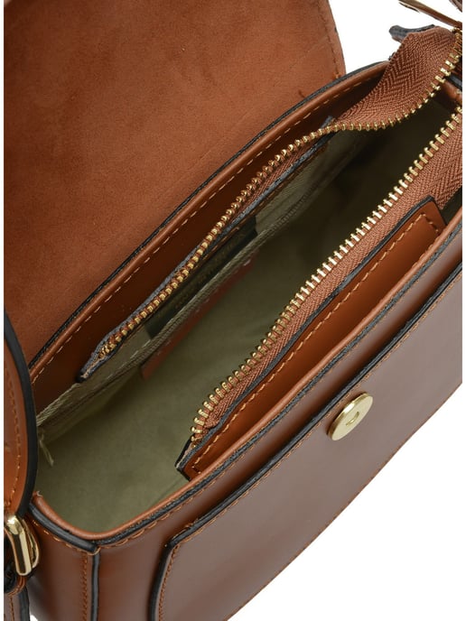 Isabella Rhea Braun Rindsledertasche - Image 4
