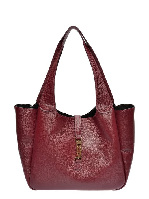 Roberta M Weinfarbe Rindsledertasche - Image 1