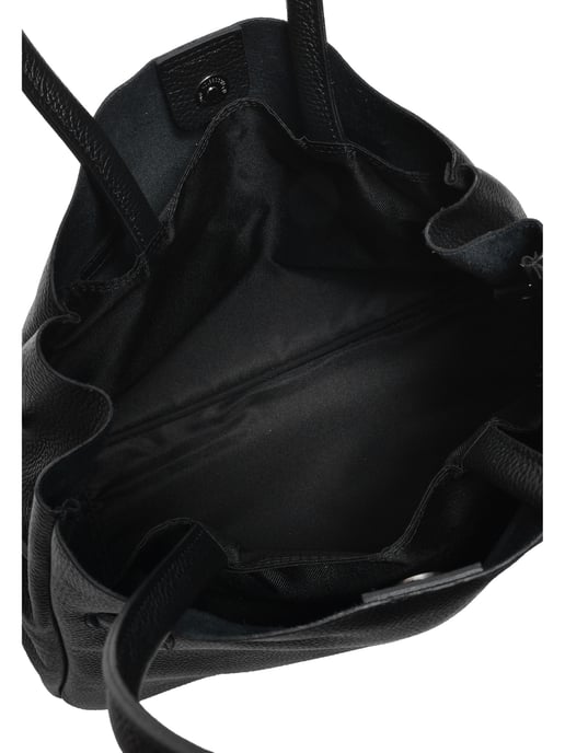 Anna Luchini Schwarz Rindsledertasche - Image 4