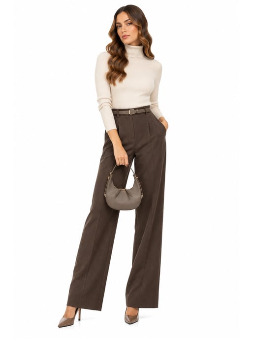 Isabella Rhea Beige Rindsledertasche - Image 5