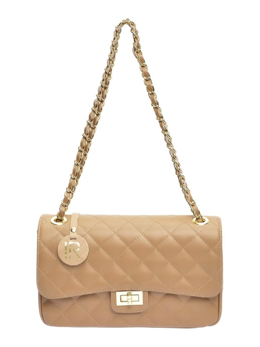 Isabella Rhea Beige Rindsledertasche - Image 1