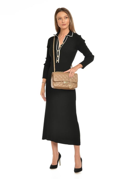 Isabella Rhea Beige Rindsledertasche - Image 5