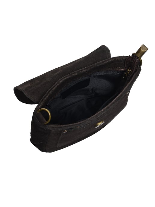 Anna Luchini Kastanienbraun Rindsledertasche - Image 4