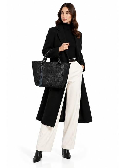 Roberta M SCHWARZ Rindsledertasche - Image 6