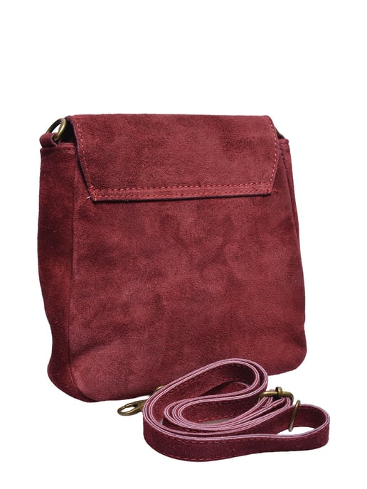 Anna Luchini Weinfarbe Rindsledertasche - Image 2