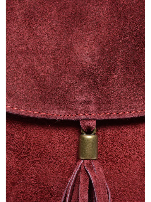 Anna Luchini Weinfarbe Rindsledertasche - Image 3