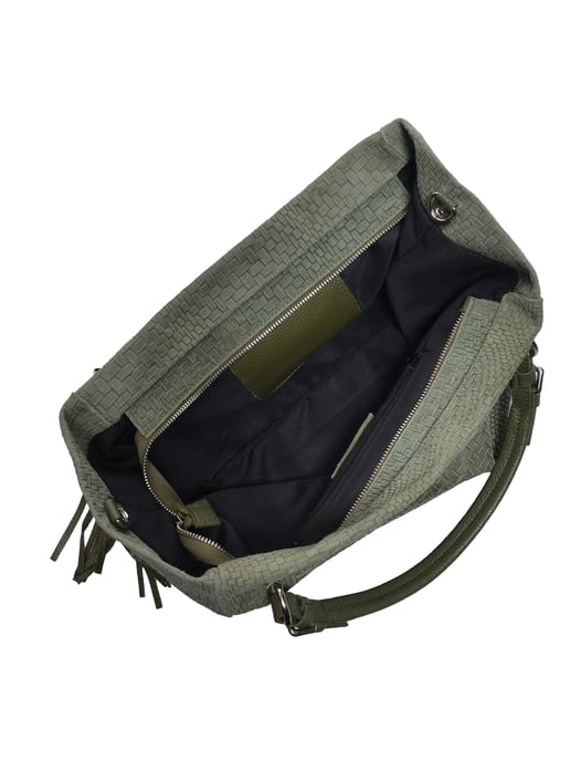 Roberta M Grün Rindsledertasche - Image 4