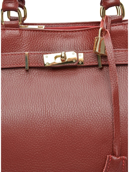 Isabella Rhea Rot Rindsledertasche - Image 3