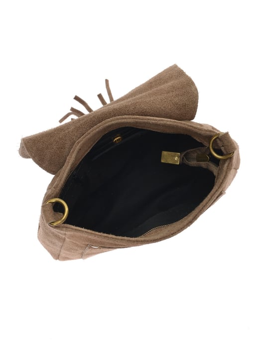 Anna Luchini Beige Rindsledertasche - Image 4