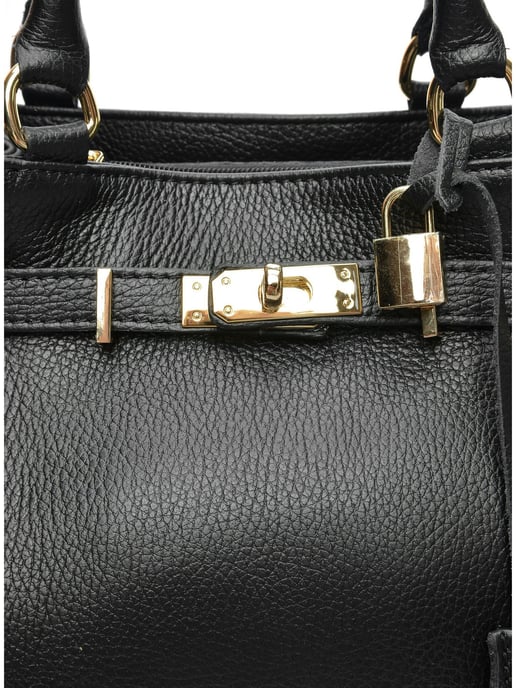 Isabella Rhea Schwarz Rindsledertasche - Image 3