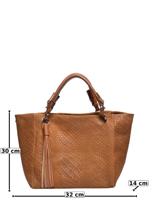 Roberta M COGNAC Rindsledertasche - Image 5