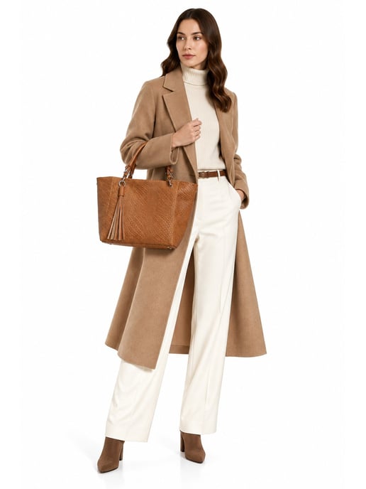 Roberta M COGNAC Rindsledertasche - Image 6